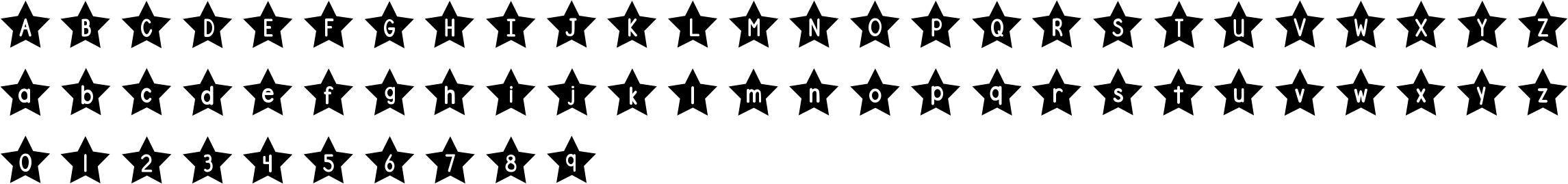 Djb Shape Up Stars Character Map Image
